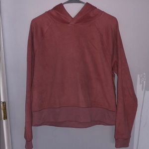 Velvet Sweatshirt with hoodie
